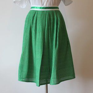 Green Mid-Length Skirt